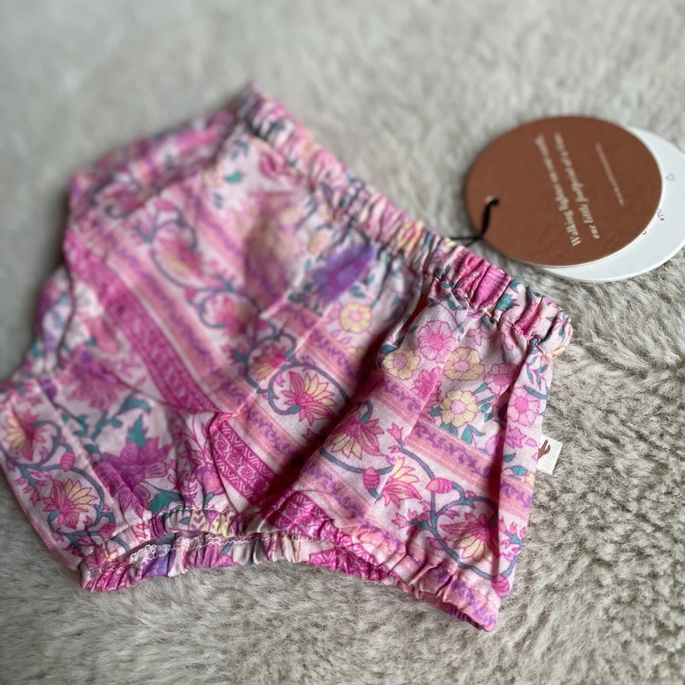 Spell | Little Gypsies Folk Town Bloomers Pink | 3-6 Months